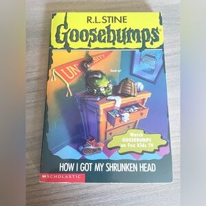 Goosebumps #39 How I Got My Shrunken Head — First Print, R.L. Stine 1996